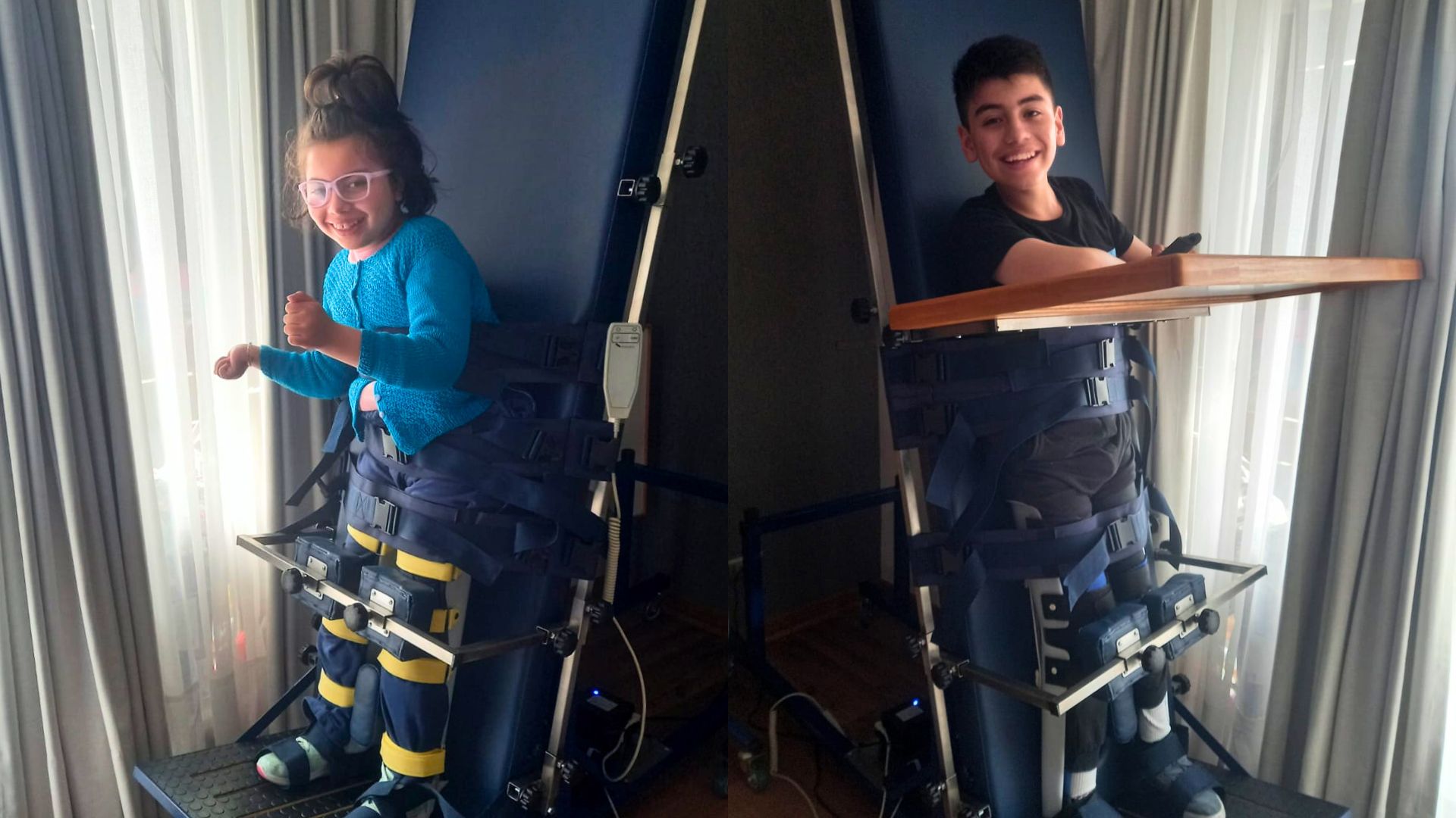 Hermanos de Viña del Mar mejoran su calidad de vida gracias a nuevo bipedestador